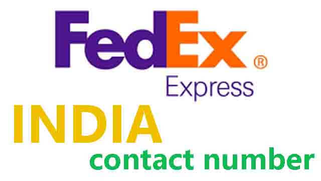 fedex courier service india contact number