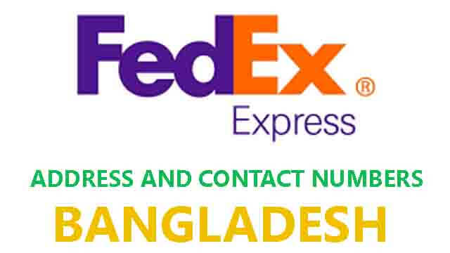 fedex courier service mobile number bangladesh
