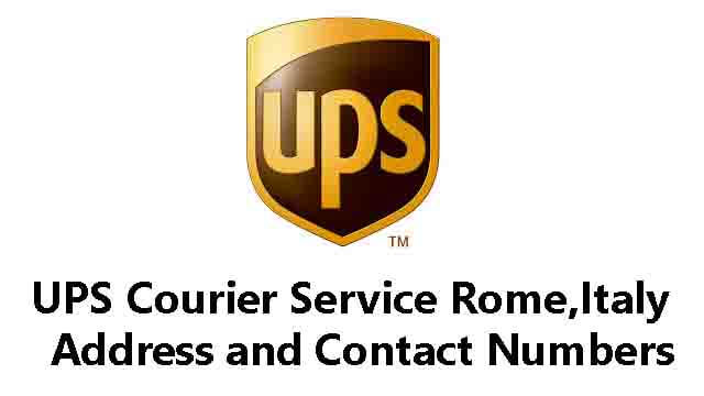 UPS Courier Service Rome