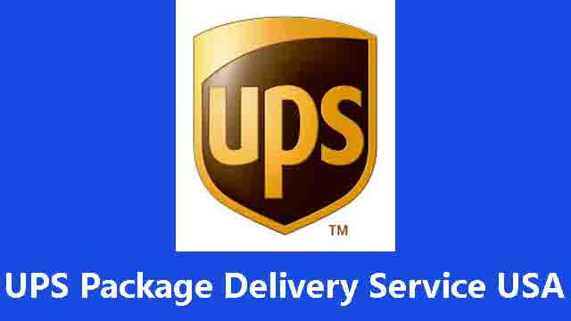 UPS Package Delivery Service USA